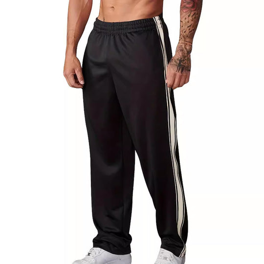 Herren Sportliche Freizeithose mit seitlichem Streifen EB