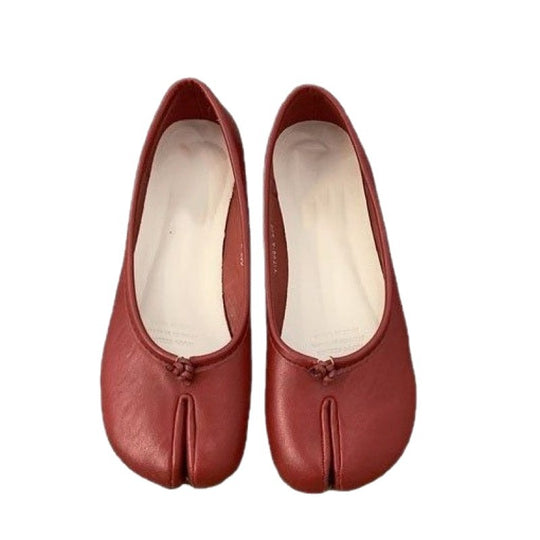 Damen Ballerinas mit eleganter Schlitz-Details und bequemer Innensohle EB