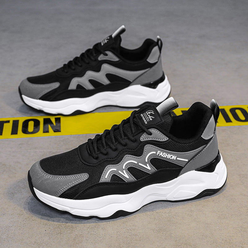 Damen Sportliche Sneakers mit atmungsaktiver Mesh-Oberfläche und stoßdämpfender Sohle EB