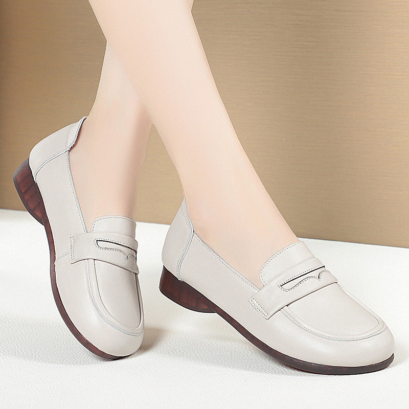 Damen Mokassins mit bequemer Sohle und elegantem Riemen EB