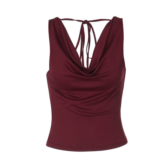 Damen Elegantes Crossover-Oberteil EB
