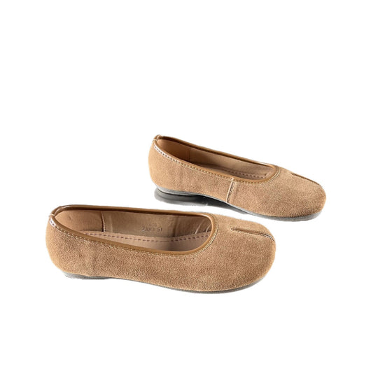 Damen Mokassins aus hochwertigem Wildleder mit eleganter Naht EB