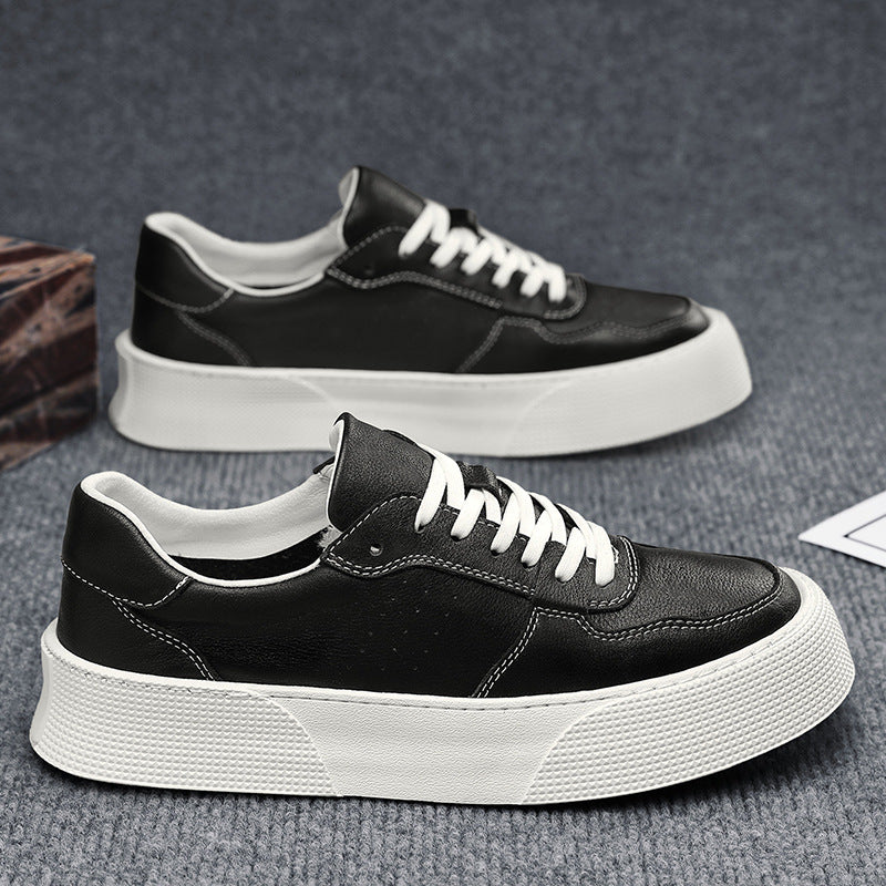 Damen Modische Sneakers mit hohem Plateau und strapazierfähigem Obermaterial EB