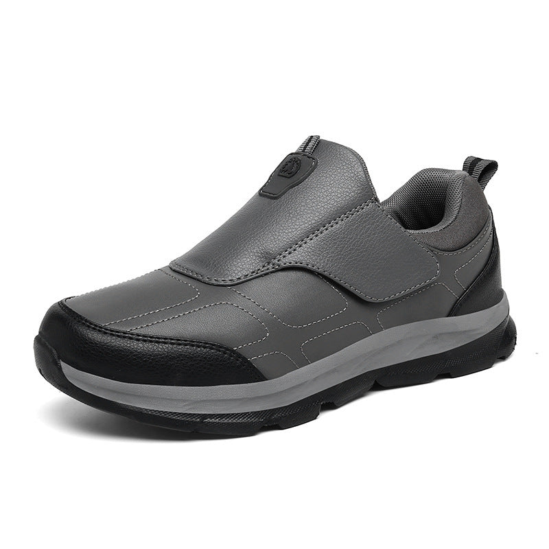 Damen Komfortable Slip-On Freizeitschuhe mit verstellbarem Klettverschluss EB