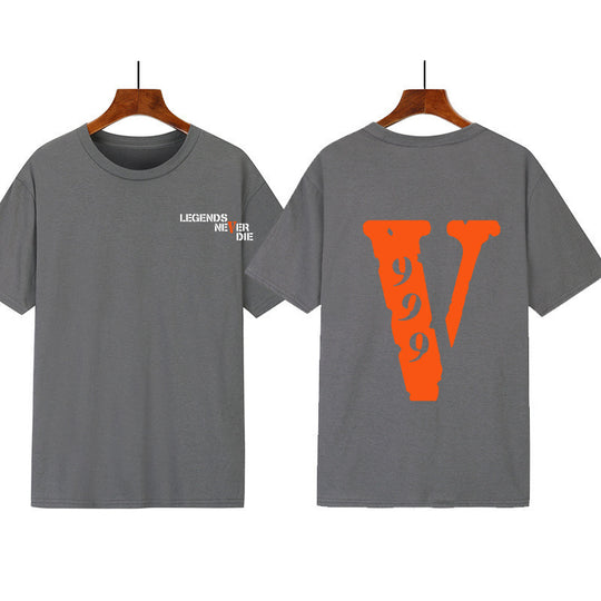 Damen Grafik T-Shirt mit originellem Schriftzug und kreativem Design EB