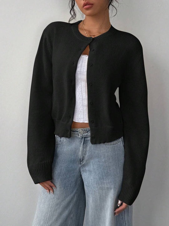 Damen Strickjacke im Oversized-Stil EB
