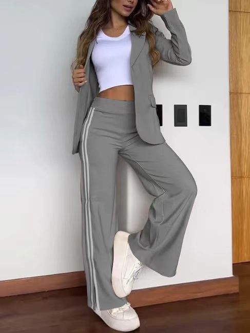 Damen Sportliches Blazer- und Hosenset Heidi-Mode