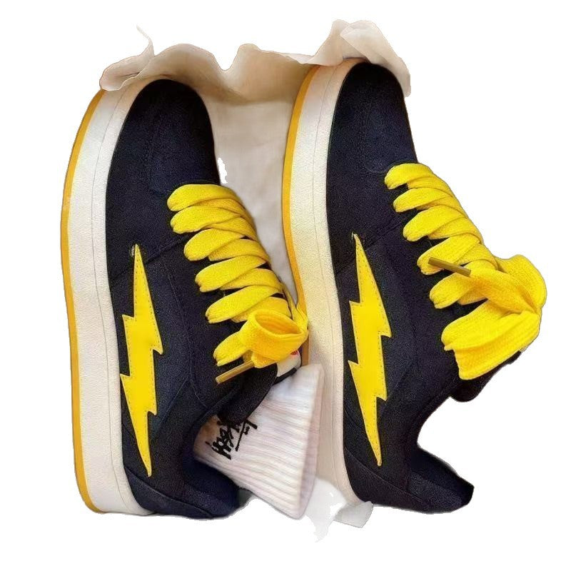 Damen Sportliche Sneakers mit innovationsstarkem Schnüroptik und rutschsicherer Sohle EB