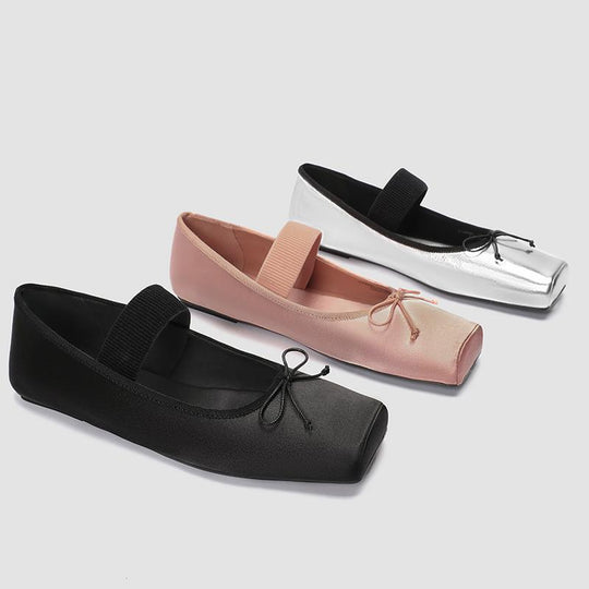 Damen Ballerinas mit elegantem Riemen und bequemer Innensohle EB