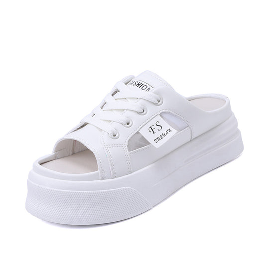 Damen Sneaker mit geschlossenen Fersen und hohem Plateau EB