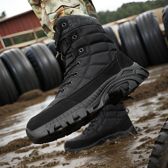 Herren Wintertactical Stiefel mit isolierender Fütterung und rutschfester Sohle EB