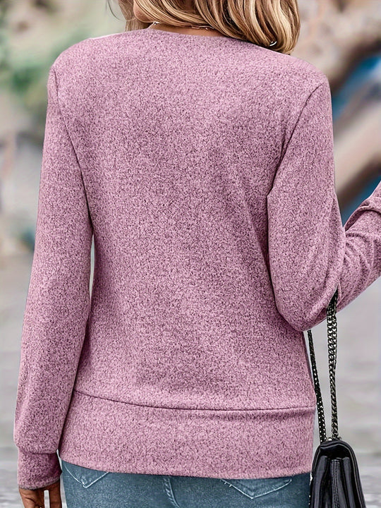 Damen kombinierbare Strickjacke mit floralem Detail EB