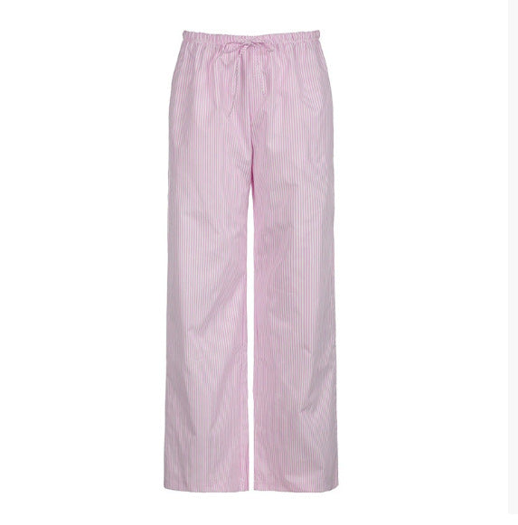 Damen nan leichte Jersey Loungehose mit Tunnelzug und weitem Bein EB