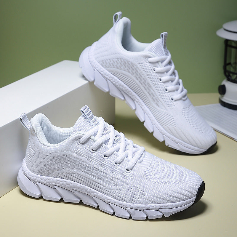 Damen Lauf-Sneaker mit atmungsaktivem Mesh-Obermaterial und rutschfester Sohle EB