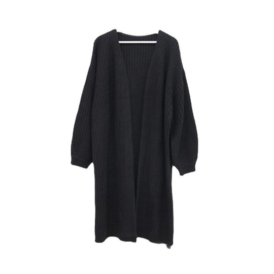 Damen Offene Strickjacke mit lässigem Schnitt und grober Maschenstruktur EB