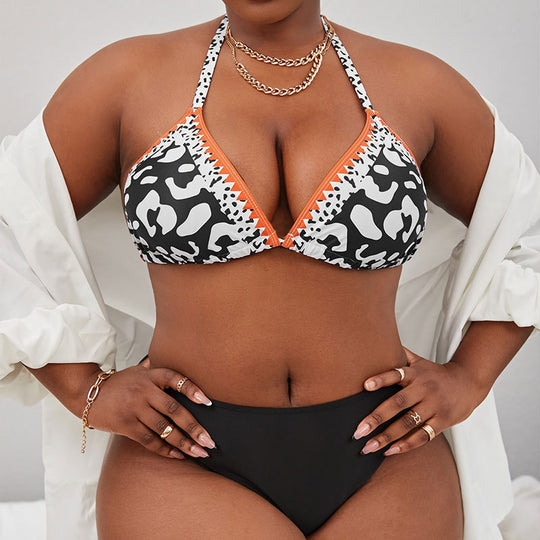 Damen Triangel-Bikinioberteil mit modernen Akzenten EB