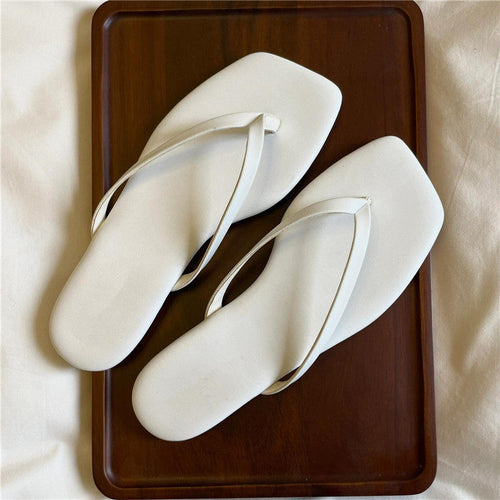 Damen Zehentrenner-Sandalen mit geschwungenem Fußbett und eleganter Riemenkonstruktion EB