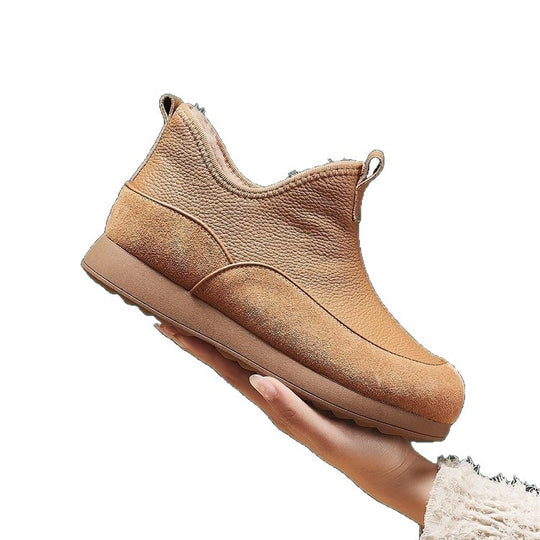 Damen modische High-Top Sneakers mit wärmendem Innenfutter und rutschfester Sohle EB