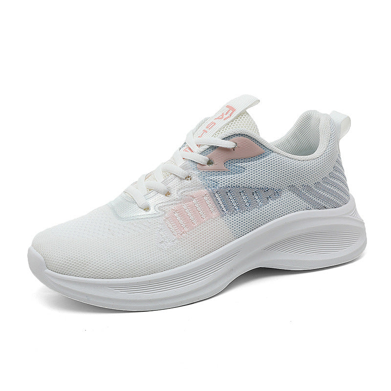 Damen sportliche Laufschuhe mit atmungsaktiver Netzoberfläche und dämpfender Sohle EB