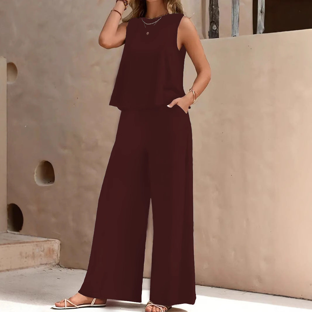 Damen Komfortables und elegantes Loungeset mit weitem Schnitt EB