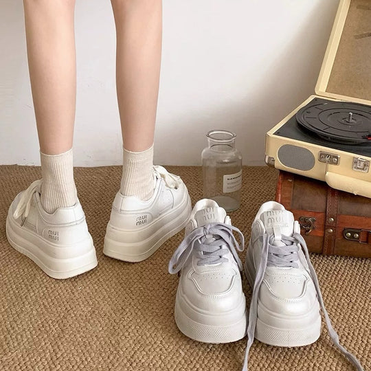 Damen Plattform Sneakers EB