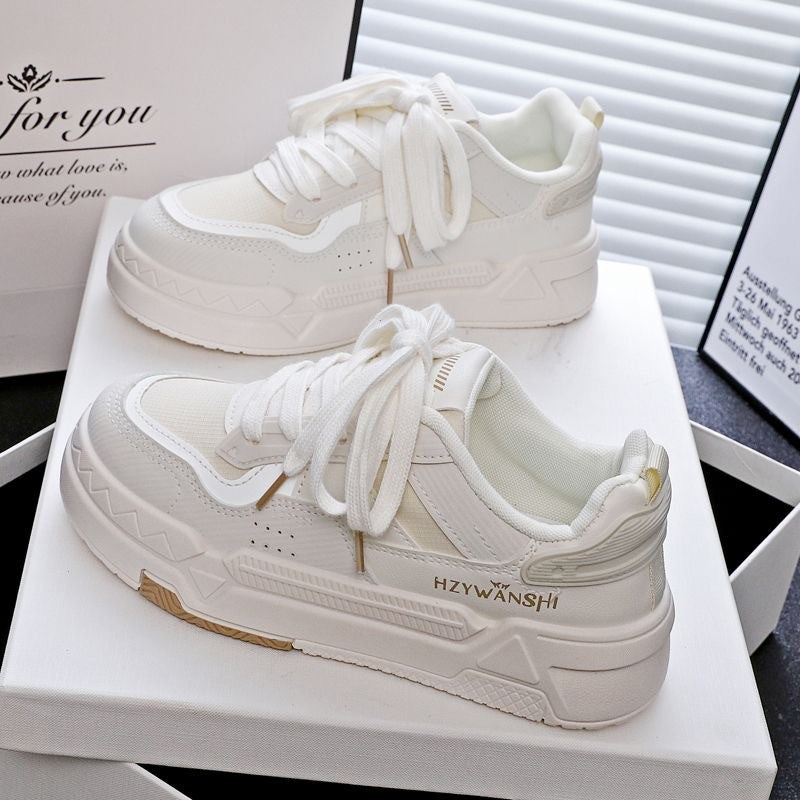 Damen modische Sneaker mit atmungsaktivem Obermaterial und gepolsterter Sohle EB