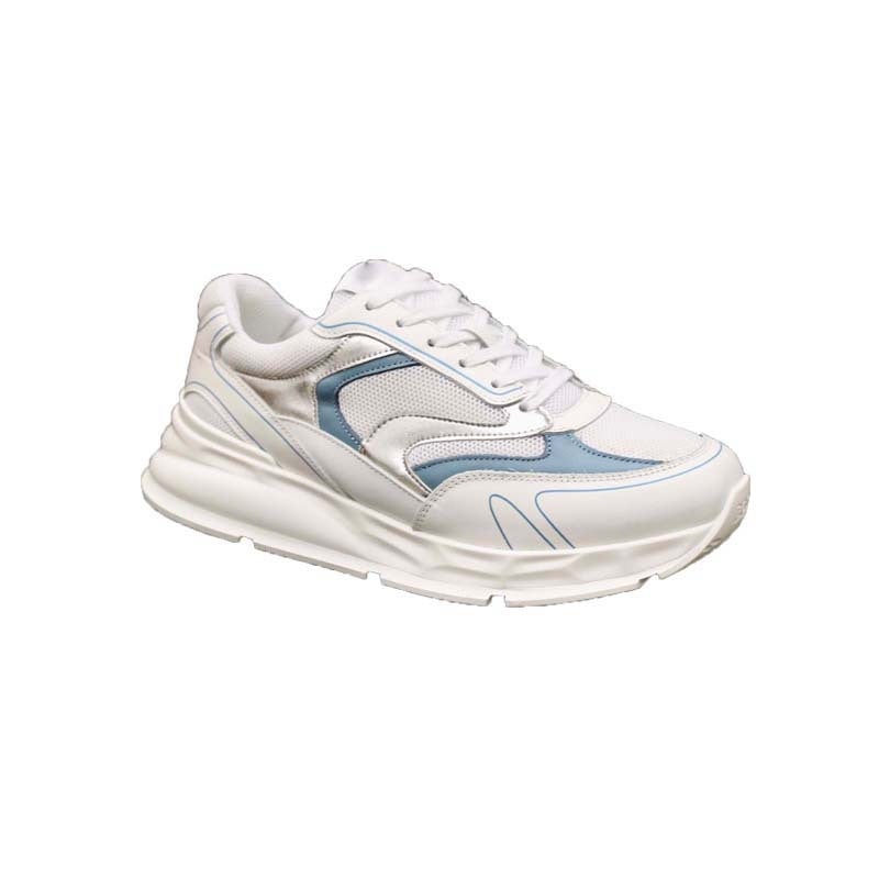 Damen Sportliche Dämpfungs Sneakers mit atmungsaktiver Oberflächenstruktur und modernem Design EB