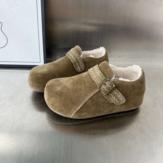 Damen Clogs mit weichem Innenfutter und praktischem Riemenverschluss EB