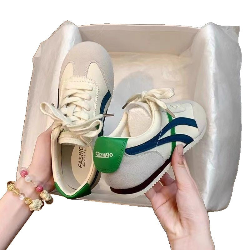 Damen komfortable Sneakers im Retro-Style mit atmungsaktiven Obermaterialien EB