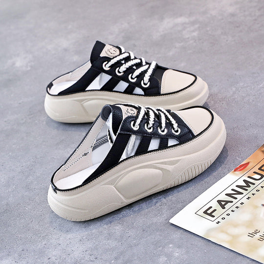 Damen Clogsneaker mit atmungsaktivem Mesh-Obermaterial und rutschfester Sohle EB