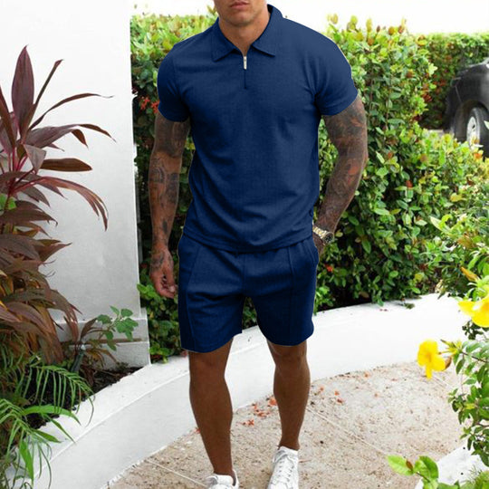 Herren Poloshirt und Shorts Set EB