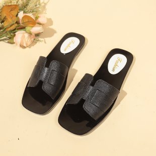 Damen Komfort-Sandalen mit modischer Verschlussapplikation EB