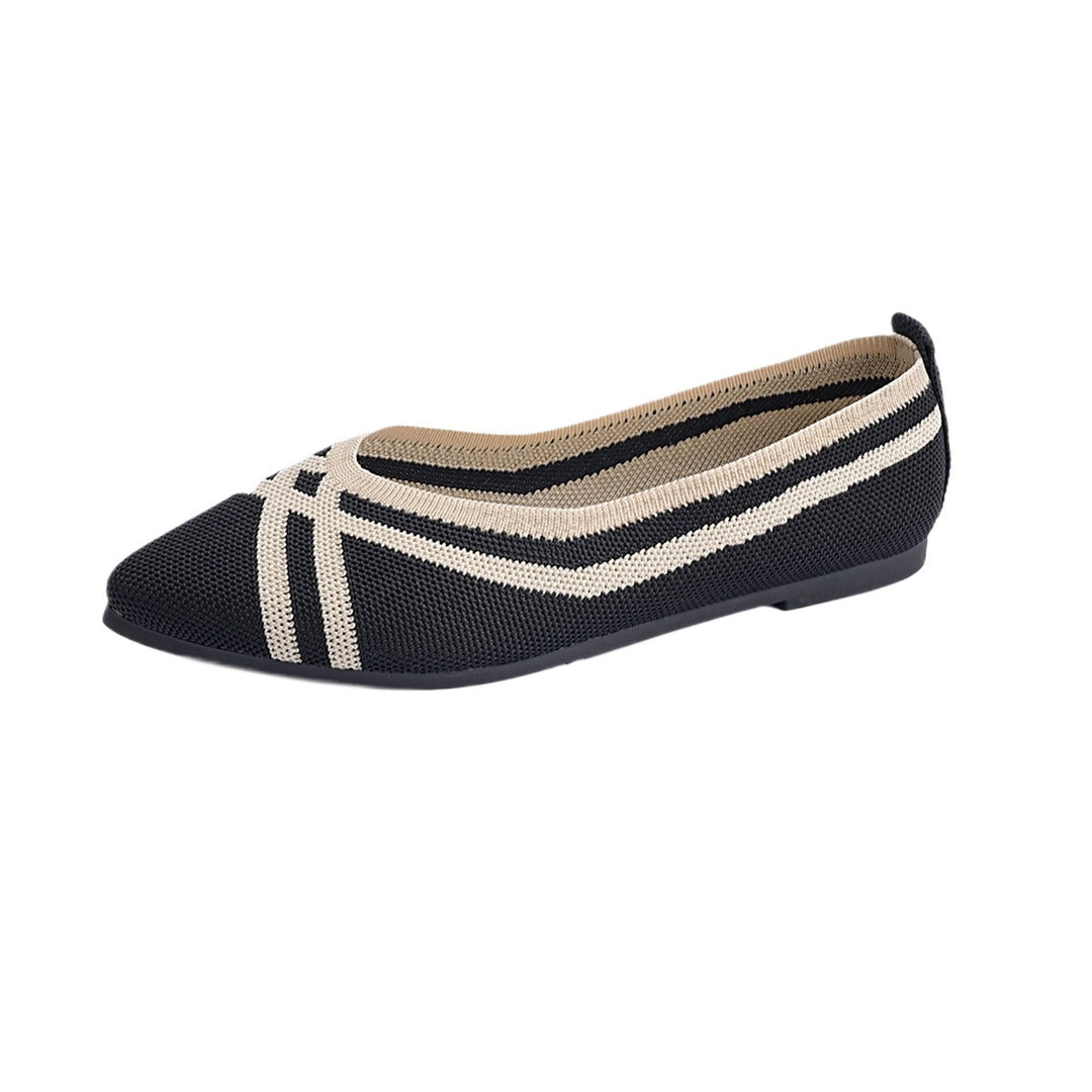 Damen Elegante und luftige Ballerinas mit atmungsaktivem Netzmaterial EB