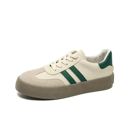 Damen Sneakers mit klassischem Retro-Design und verstärkter Sohle EB