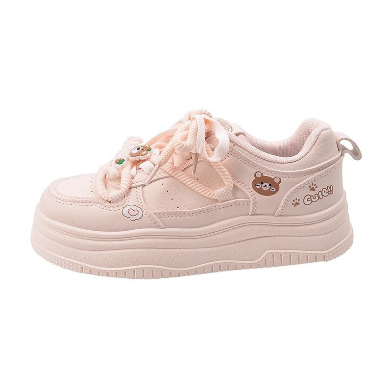 Damen Modische Sneakers mit verspielten Details EB