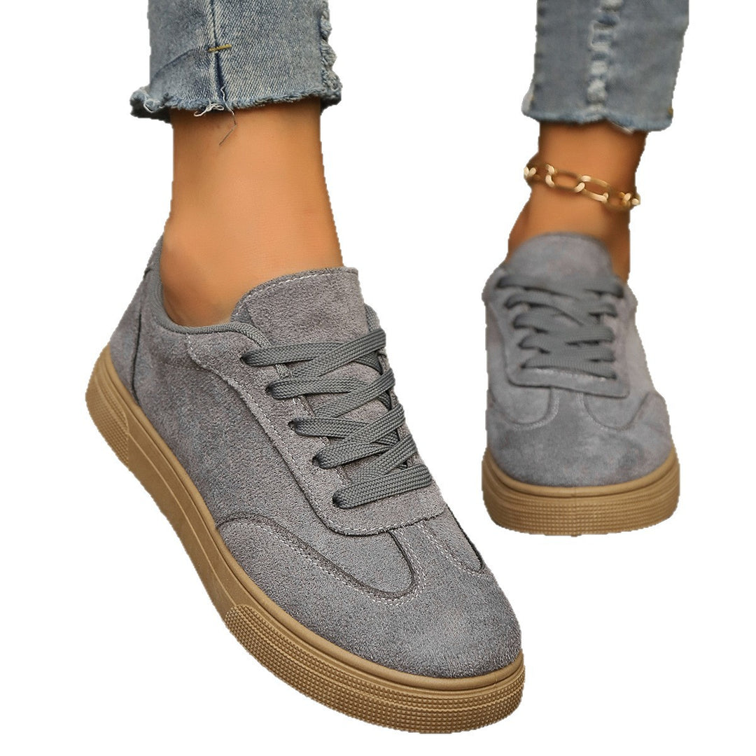 Damen modische Freizeitsneaker aus hochwertigem Textil EB