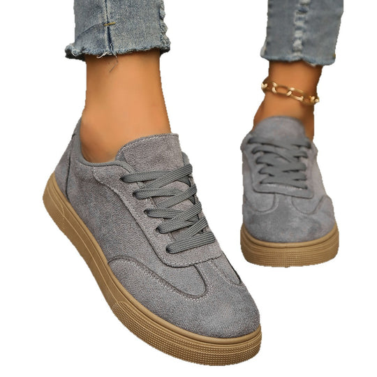 Damen modische Freizeitsneaker aus hochwertigem Textil EB