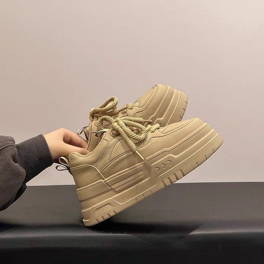 Damen Chunky Sneakers mit strapazierfähiger Sohle und modischem Design EB
