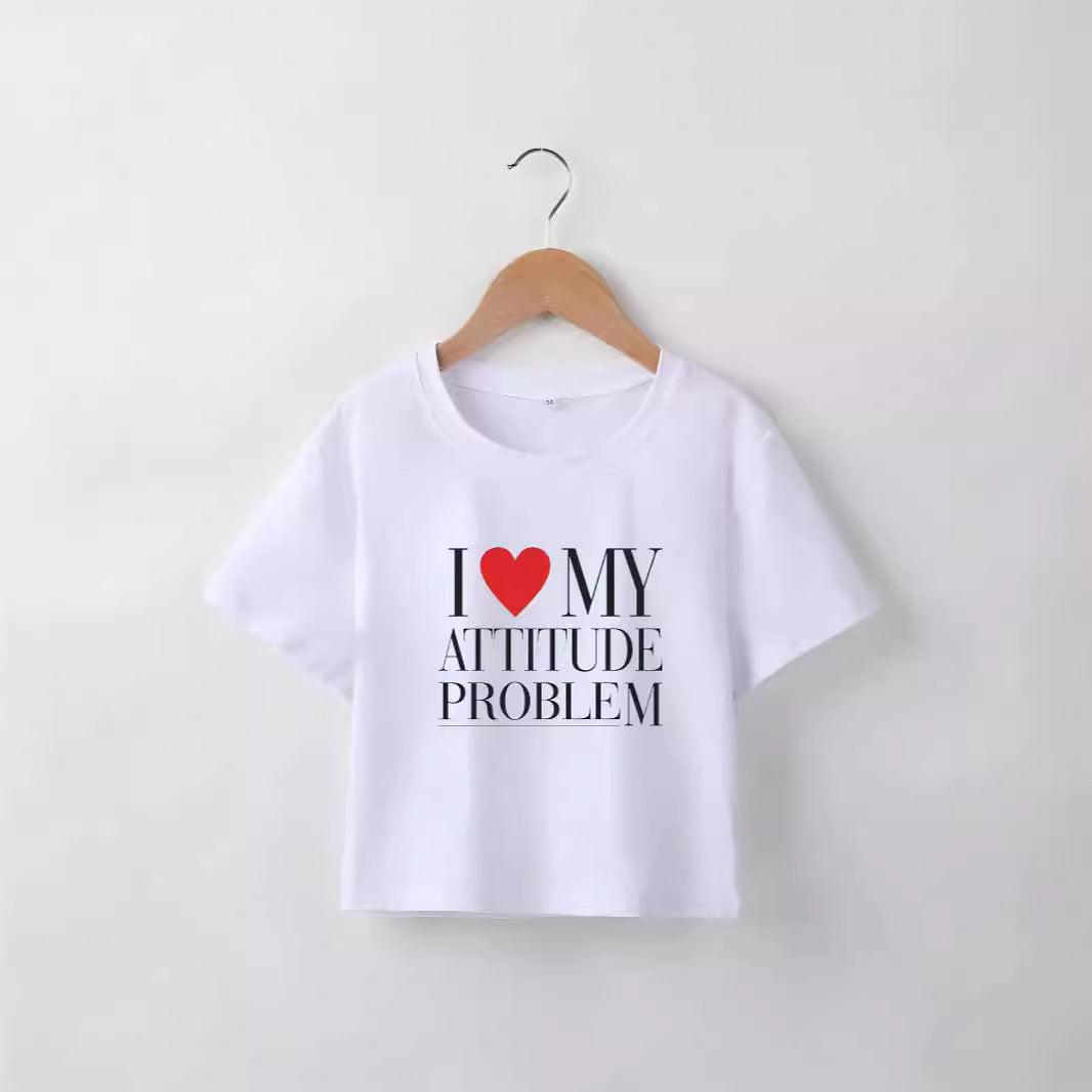 Damen Crop-Top mit floralem Grafikdruck und figurbetontem Schnitt EB