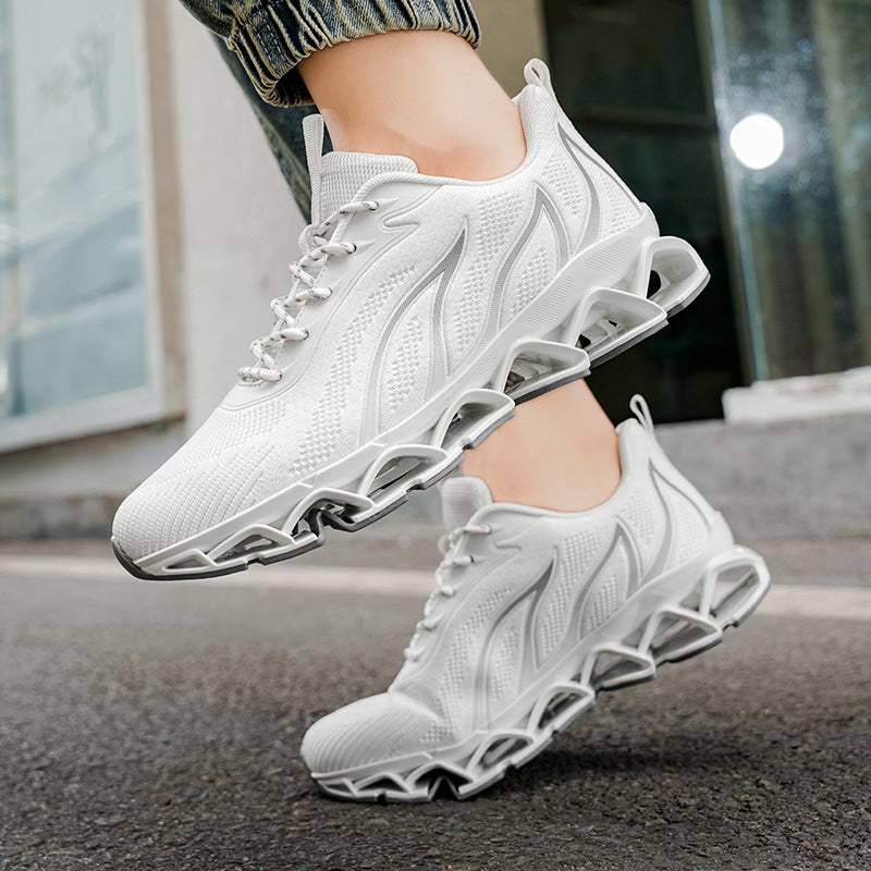 Damen Sportliche Netzwerk-Sneaker mit stoßdämpfender Sohle EB