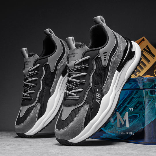 Damen Sportliche Sneaker mit gepolsterter Sohle und atmungsaktivem Obermaterial EB