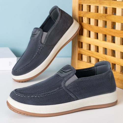 Damen Bequeme Slip-On Sport-Schuhe aus elastischem Gewebe EB
