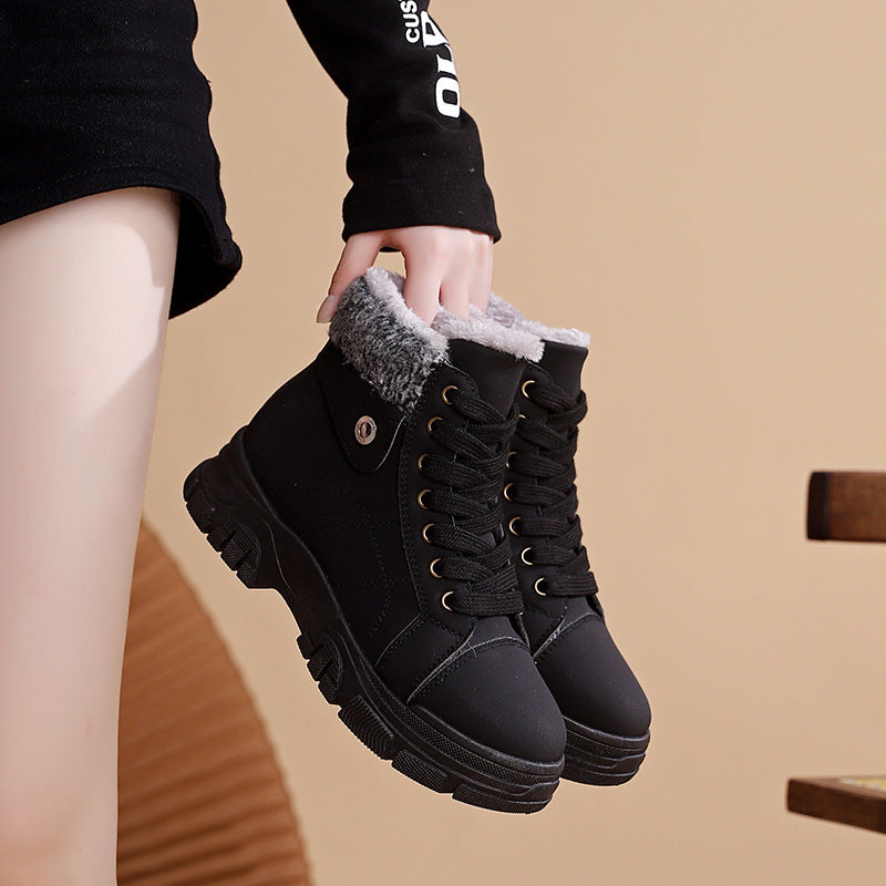Damen Winterstiefel mit isolierendem Futter und rutschfester Sohle EB