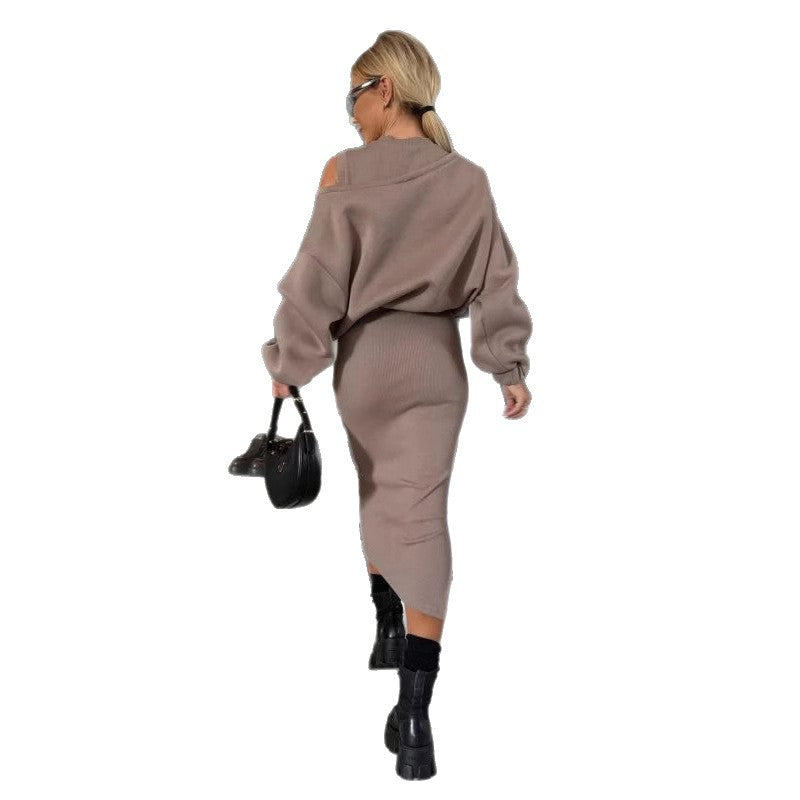 Damen Sweatshirt und Rock Set EB
