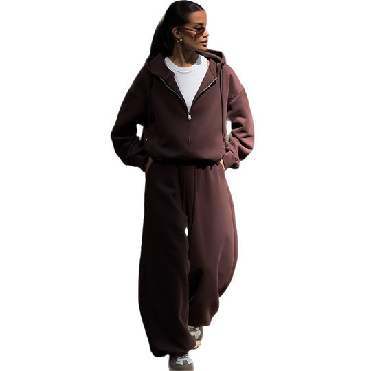 Damen modischer Freizeit-Hoodie-Anzug EB
