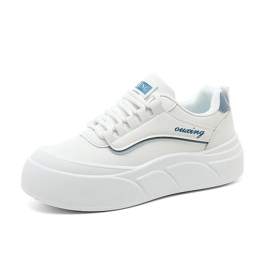 Damen Trendige Plateau Sneakers mit bequemer Dämpfung EB