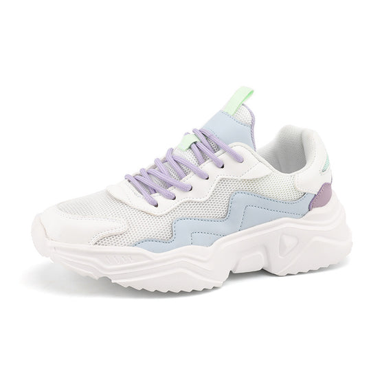 Damen Sportliche Sneakers mit atmungsaktiver Struktur und dämpfender Sohle EB