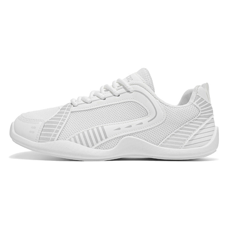 Damen Sportliche Sneaker mit atmungsaktiven Mesh-Elementen und rutschfester Sohle EB