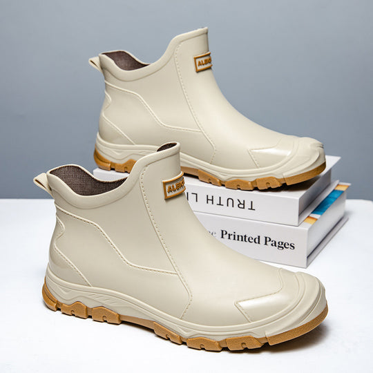 Herren Gummistiefel mit rutschfester Sohle und flexiblem Einstieg EB