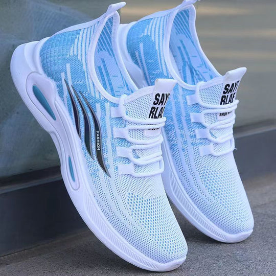 Damen Sportliche Freizeitsneaker mit atmungsaktiver Gewebestruktur und flexibler Sohle EB